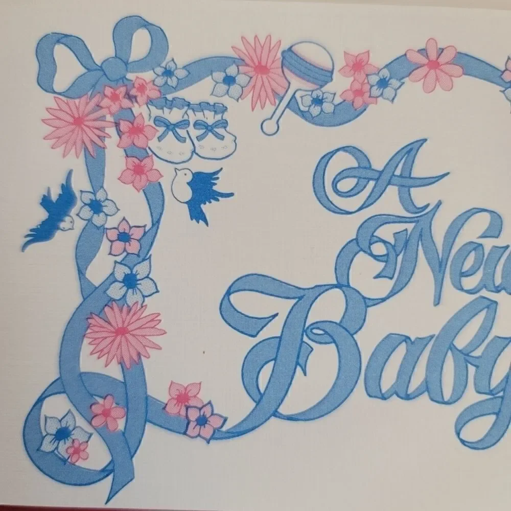 Vintage baby shower invitations & cards Sparrow